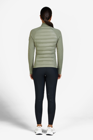 Hybridjakke Lysegrøn