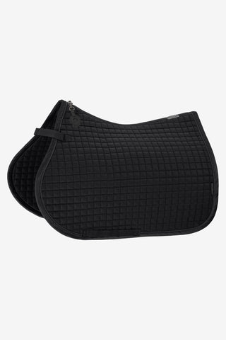 Tapis de selle Coton Platinum-25 Noir