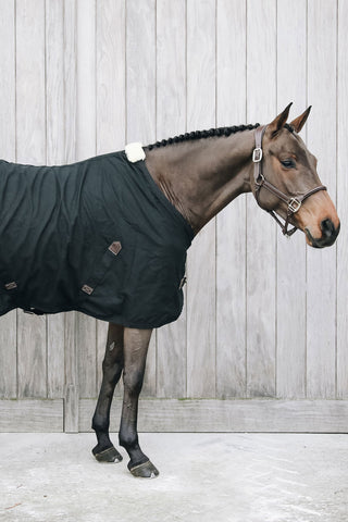 Couverture en coton Navy