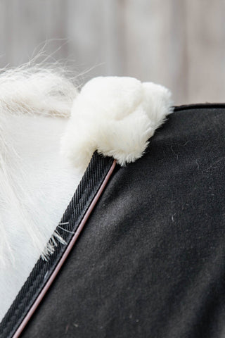 Cooler Fleece Abschwitzdecke Navy