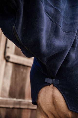 Gruby kołnierz polarowy czarny