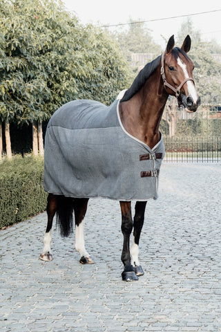 Tykt Fleecedækken Brun