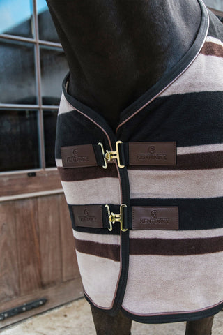 Tykt Fleecedækken Brun