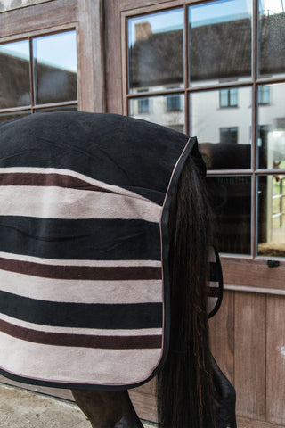 Tykt Fleecedækken Brun