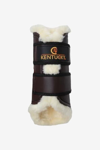 Kentucky Horsewear Turnout Damasker Läder Fram