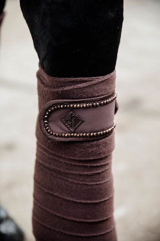 Polar Fleecebandager Perler Grå