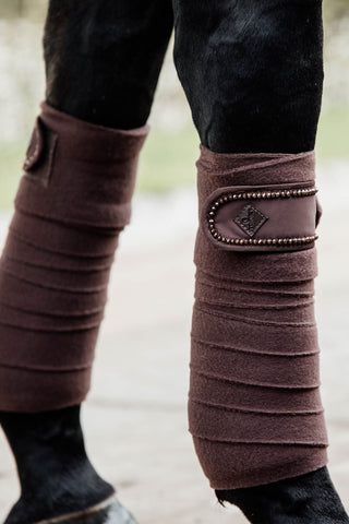 Polar Fleecebandager Perler Grå