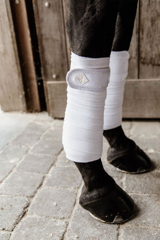 Polar Fleecebandager Perler Grå