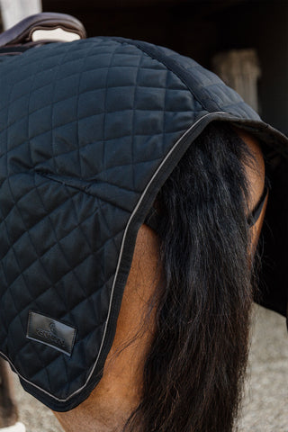 Ridedækken 160g Sort