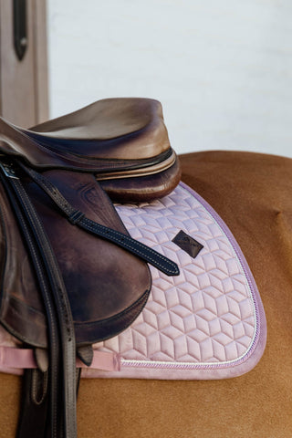 Velvet pony zadeldek Oudroze