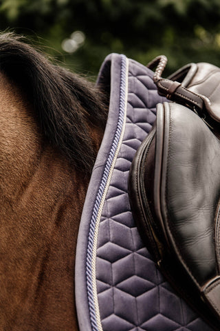 Velvet pony zadeldek Oudroze