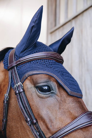 Wellington Insulated Leather Ear Bonnet Navy