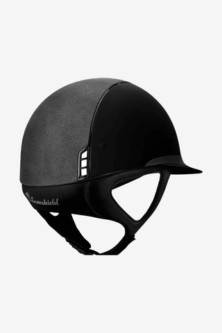 Samshield Shadowmatt Miss Shield Alcantara Grey Crystal Blazon Black Chrome