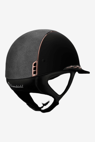 Samshield Shadowmatt Miss Shield Alcantara Top Grå FB Flower Swarovski VR